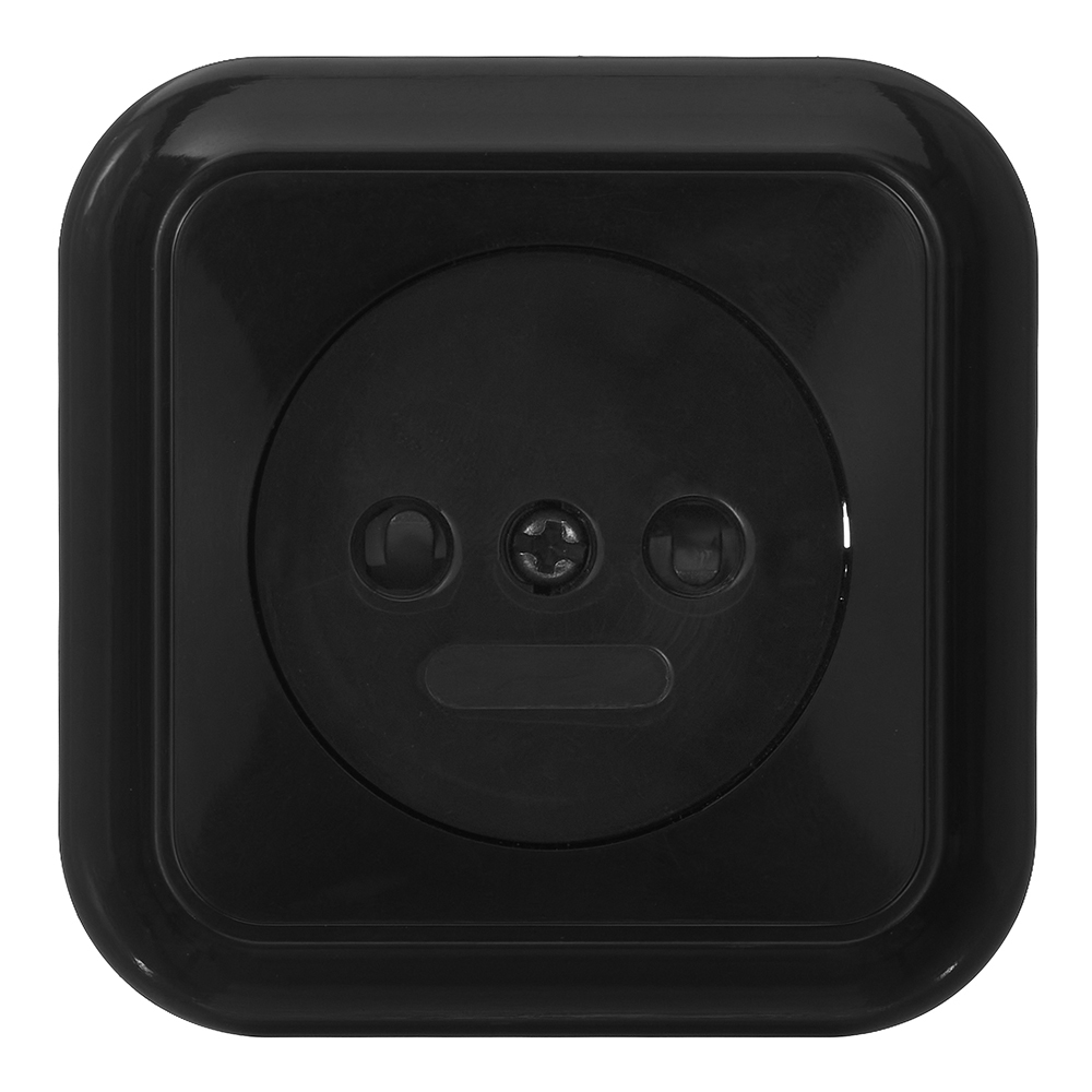 original-26565.jpg Розетка Svet накладная черная со шторками (EV0361-8311) — изображение 1