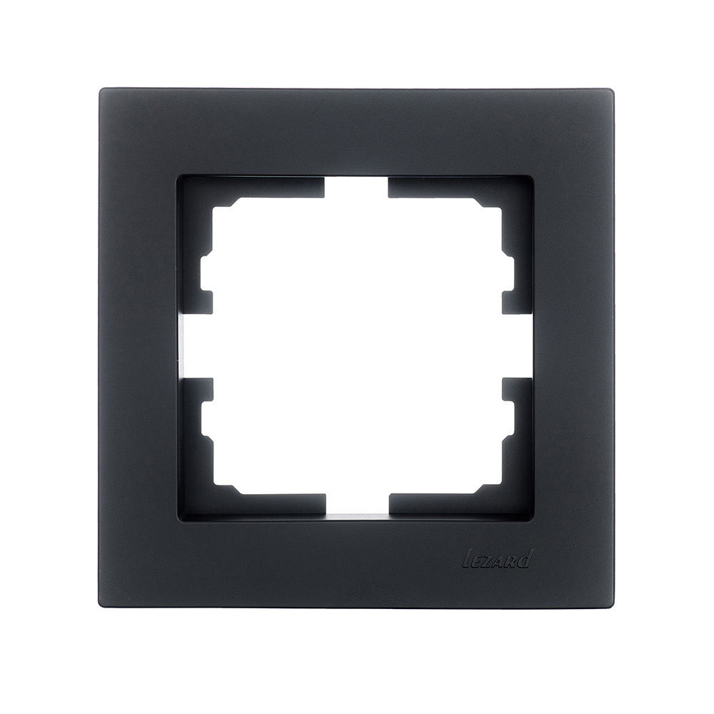 original-26634.jpg Рамка Lezard Vesna одноместная черный бархат (742-4200-146) — изображение 1