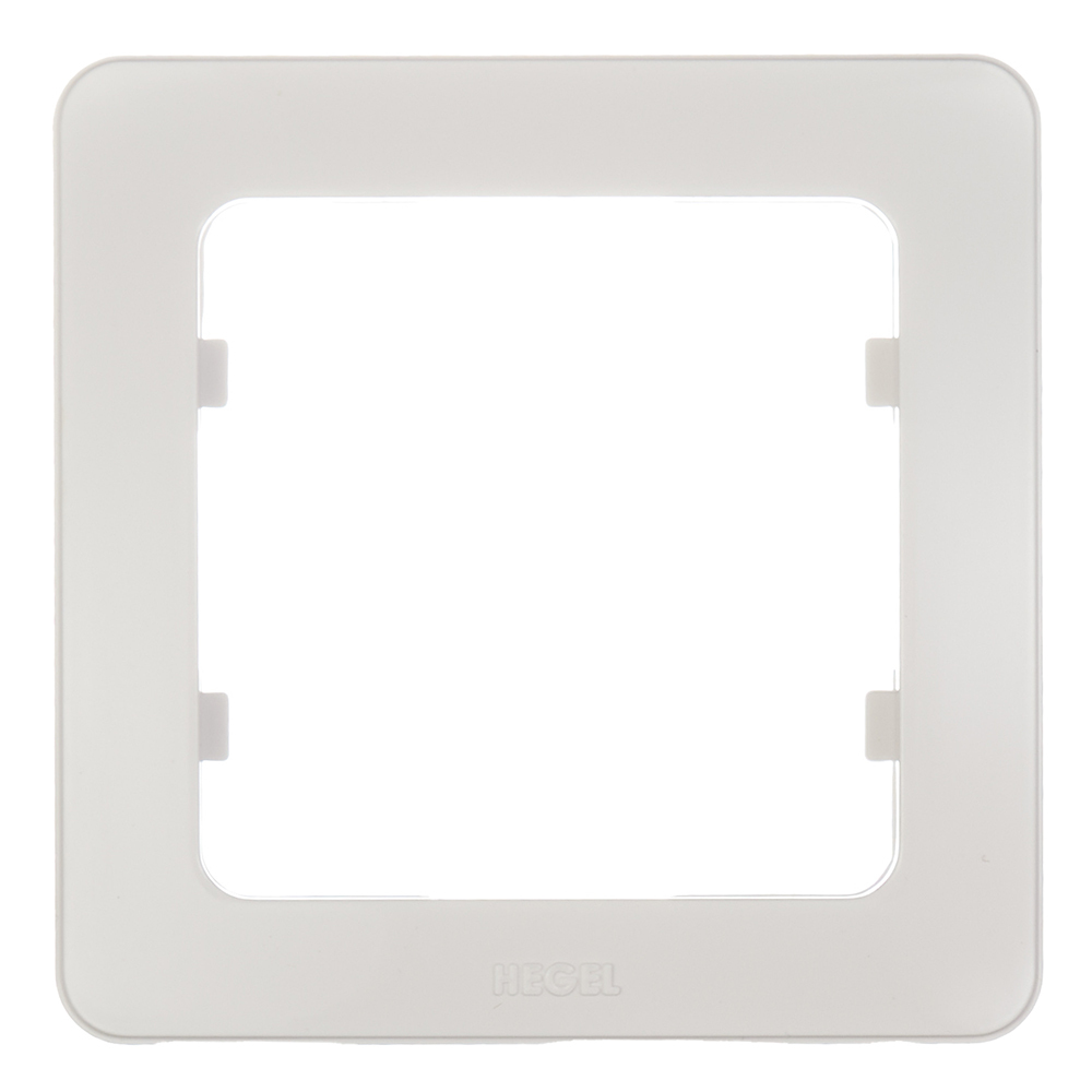 original-26639.jpg Рамка Hegel Master одноместная белая (Р401) — изображение 1