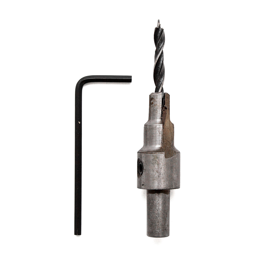 original-26640.jpg Сверло по дереву Vira 4х75 мм конфирмат для мебельной стяжки 5х50 мм с зенкером (552550) — изображение 1