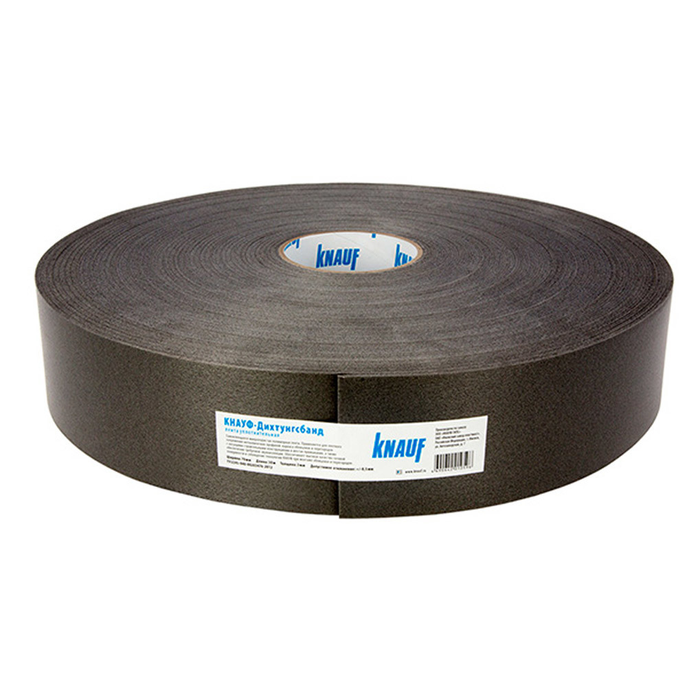 original-26710.jpg Лента уплотнительная Knauf Дихтунгсбанд самоклеящаяся 70х3 мм 30 м — изображение 1
