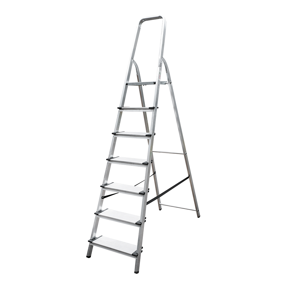 original-2677.jpg Стремянка алюминиевая 7 ступеней 130 мм 1,47 м Новая высота — изображение 1