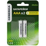 Батарейка Generica Alkaline ААА мизинчиковый LR03 1,5 В (2 шт.) (ABT-LR03-ST-L02-G)
