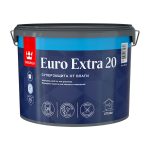 Краска моющаяся Tikkurila/Tikkivala Euro Extra 20 база А белая 9 л