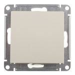 Выключатель Systeme Electric AtlasDesign одноклавишный встраиваемый бежевый (ATN000211)