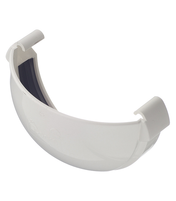 original-26922.jpg Заглушка желоба Docke Lux пластиковая d140 мм пломбир RAL 9003 — изображение 1