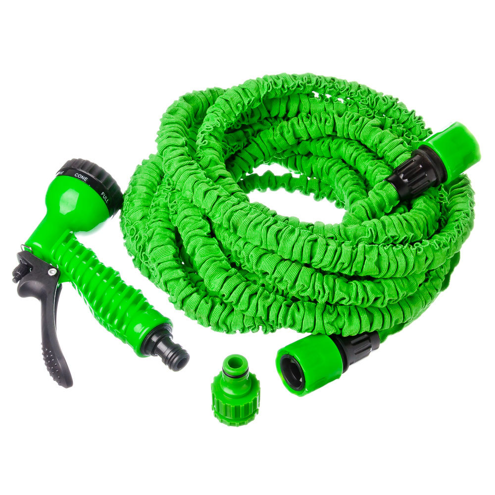 original-26945.jpg Шланг поливочный 1/2-3/4 30 м двухслойный MasterProf растягивающийся с коннектором и распылителем (ДС.070849) — изображение 1