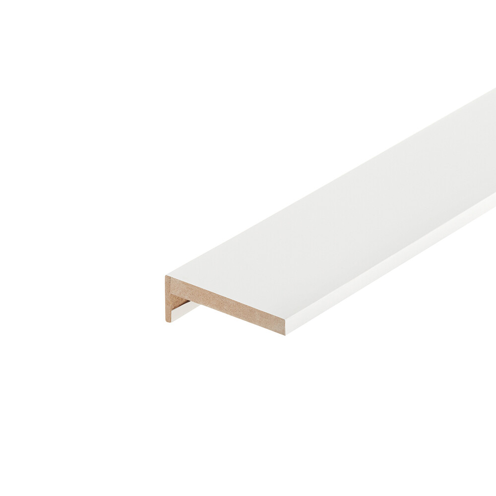 original-26980.jpg Наличник телескопический Next 1 70х25х2200 мм ПВХ эмалит белый прямой (1 шт.) — изображение 1