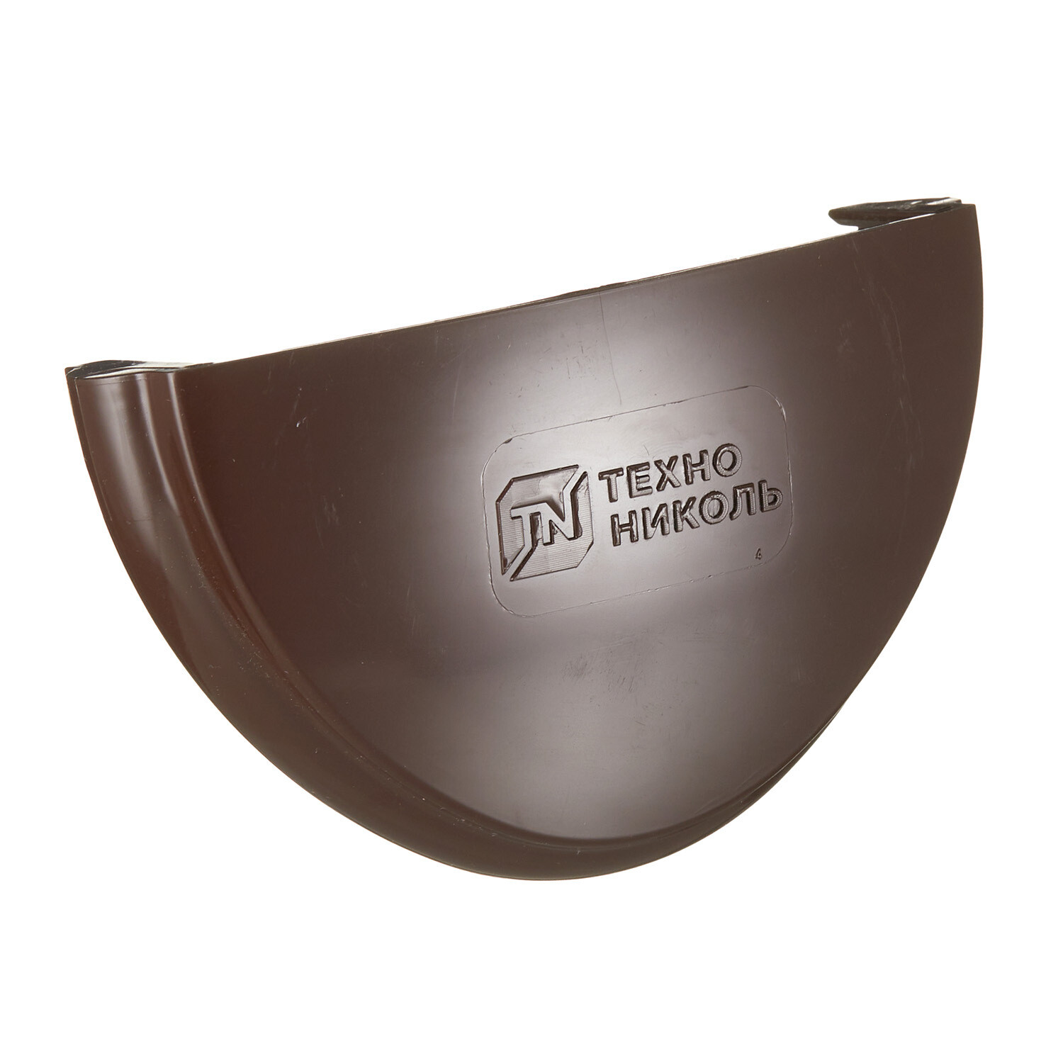 original-26996.jpg Заглушка желоба Технониколь пластиковая d125 мм коричневая RAL 8017 — изображение 1