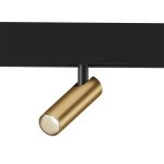 Светодиодный трековый светильник магнитный Elektrostandard Slim Magnetic 2700-6500К 7 Вт 1,2 кв.м умный черный/латунь (a063529)