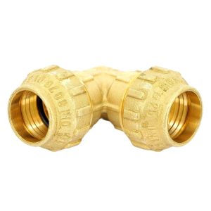 Угол ПНД Tiemme компрессионный 20х20 мм латунь