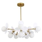 Люстра подвесная Arte Lamp Peacock G9 400 Вт 12 кв.м (A1369SP-10SG)