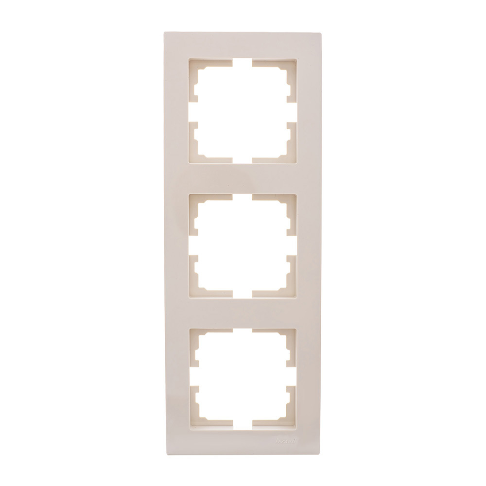 original-27205.jpg Рамка Lezard Vesna трехместная крем (742-0300-153) — изображение 1
