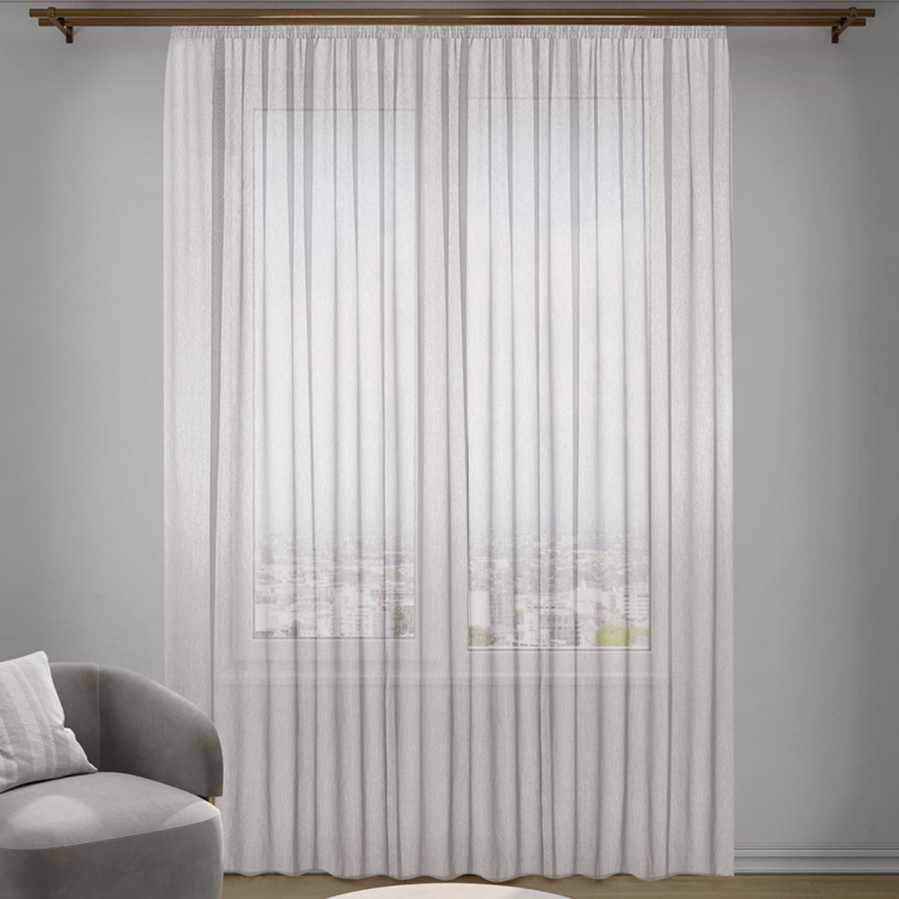 original-27252.jpg Тюль вуаль бежевый 300х280 см Decofest Прима (153.728) — изображение 1