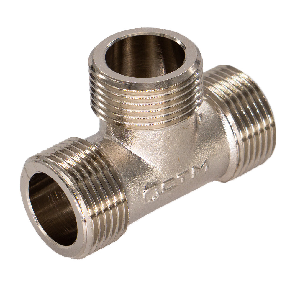 original-27299.jpg Тройник 1/2 НР(ш) х 1/2 НР(ш) х 1/2 НР(ш) латунный — изображение 1