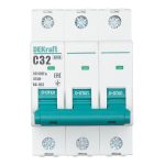Автоматический выключатель модульный Dekraft BA-103 3P 32А тип C 6 кА 230/400 В (12308DEK)