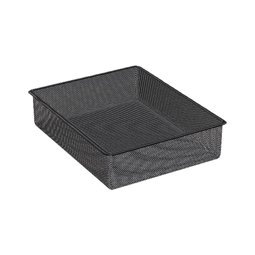 original-27366.jpg Корзина выдвижная мелкосетчатая металлическая черная 535х410х85 мм Титан-GS — изображение 1