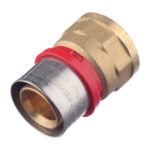 Соединитель прямой Tiemme 32(пресс) х 1 ВР(г)