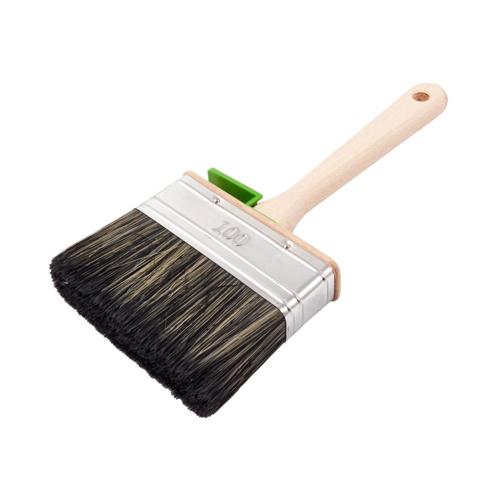 original-27485.jpg Кисть плоская смешанная щетина деревянная ручка Wenzo Wood 100х25 мм для антисептиков — изображение 1