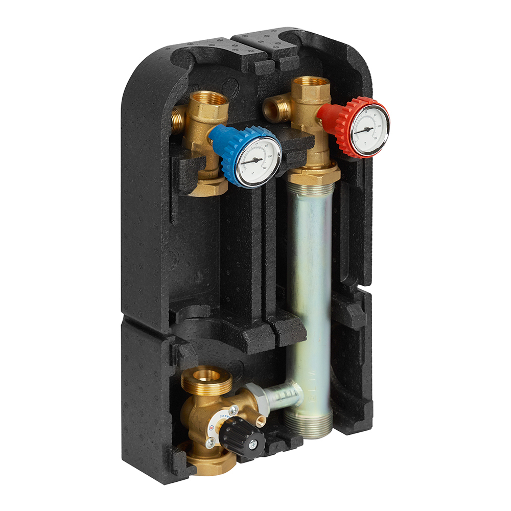 original-27563.jpg Насосная группа Stout 1 ВР(г) х 1 1/2 НР(ш) с трехходовым приводным смесителем без насоса (SDG-0003-002501) — изображение 1