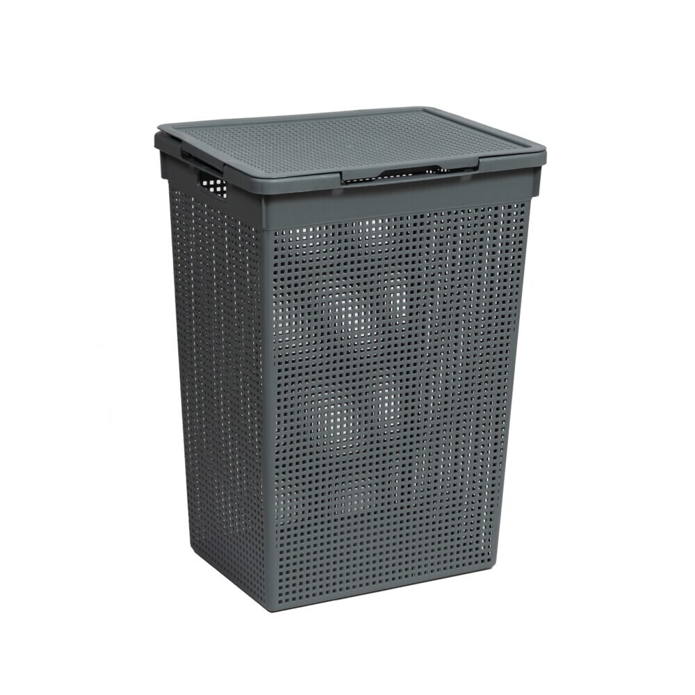 original-2758.jpg Корзина для белья Violet Лофт 615х450х260 мм 50 л серая (5650018) — изображение 1