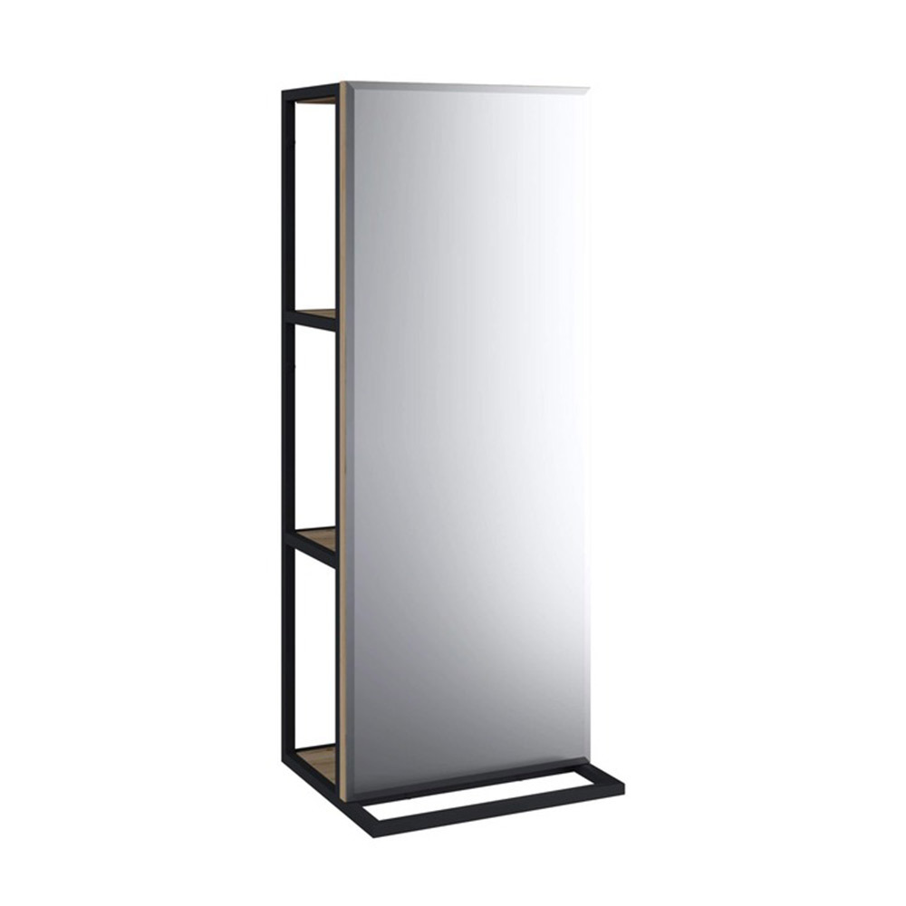 original-27611.jpg Пенал с зеркалом 1Marka Grungle Loft 35 см подвесной дуб вотан — изображение 1