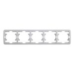 Рамка Makel Mimoza пятиместная белая (22059)