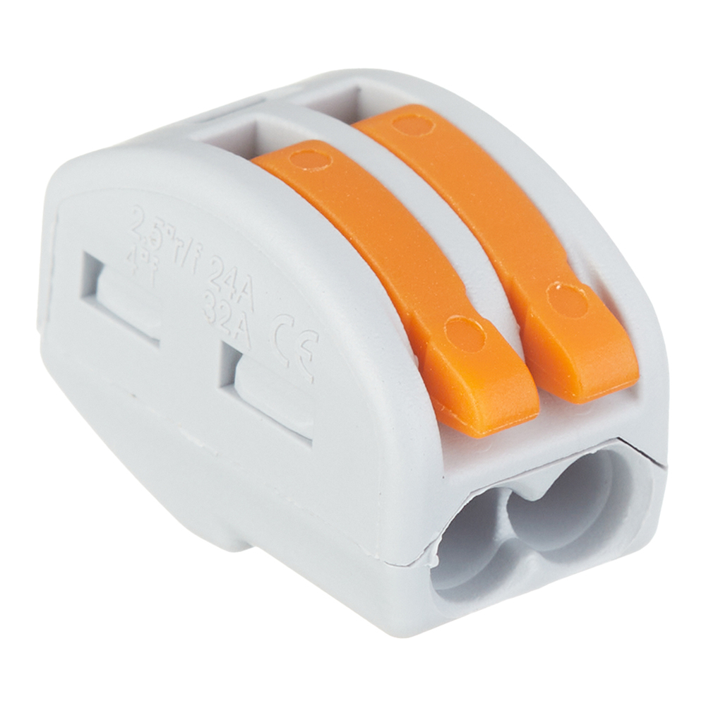 original-27784.jpg Клемма на 2 провода Electrovolt EV-B222-412 0,08-4 кв.мм с рычажками без пасты (100 шт.) (ЦБ-00017476) — изображение 1