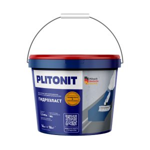 Гидроизоляция акриловая Plitonit ГидроЭласт 14 кг