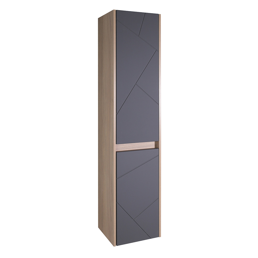 original-27835.jpg Пенал АСБ-Мебель Диана 35 см подвесной серый/дуб янтарный — изображение 1