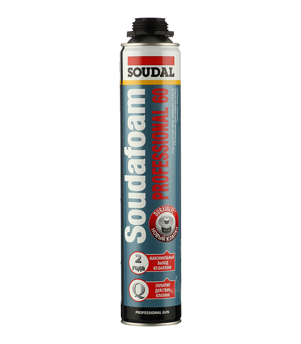 original-27838.jpg Пена монтажная профессиональная Soudal Professional 60 летняя 750 мл — изображение 1