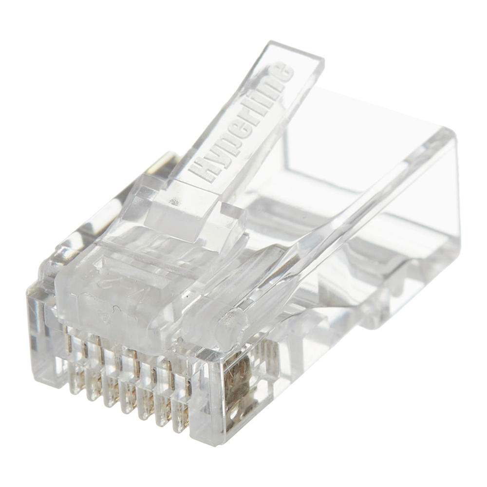 original-27848.jpg Штекер компьютерный Hyperline RJ45 8P8C CAT6 (10 шт.) (521597) — изображение 1