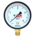 Манометр Росма ТМ-310Р.00 G1/4.2,5 радиальный 1/4 НР(ш) 4 бар d63 мм (9574)