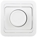 Диммер Makel Mimoza одноклавишный встраиваемый белый (12093)