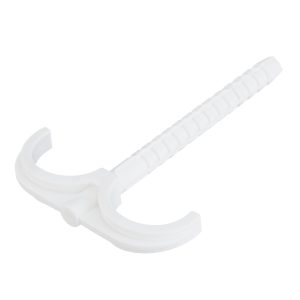 Фиксатор двойной j-образный Henco 97 мм для металлопластиковых труб 16-32 мм белый (10 шт.) (JCLIP-1632DL)