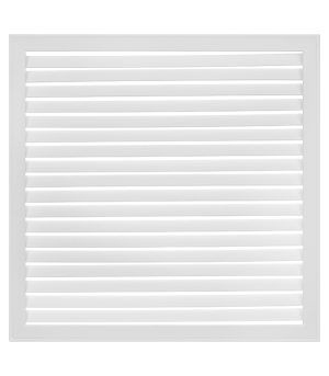 Решетка вентиляционная ПВХ Era ПР 600х600 мм белая