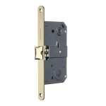 Замок врезной Palladium 390 PB для межкомнатной двери под фиксатор латунь