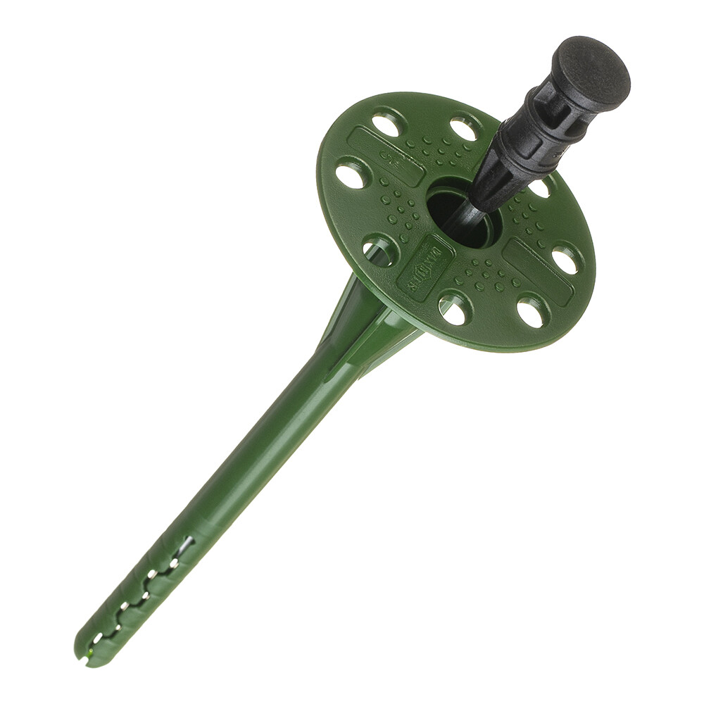 original-2810.jpg Дюбель для теплоизоляции Daxmer 10х160 мм металлический гвоздь с термоголовкой (250 шт.) — изображение 1