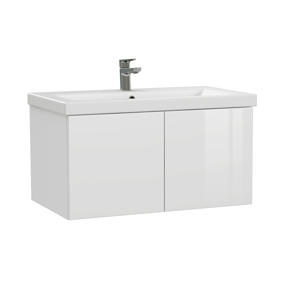 original-28105.jpg Тумба под раковину Cersanit Colour 80 см подвесная белая (SP-SZ-COL-CM/COL/80) — изображение 1