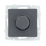 Диммер Lezard Vesna встраиваемый графит поворотный (742-3488-115)