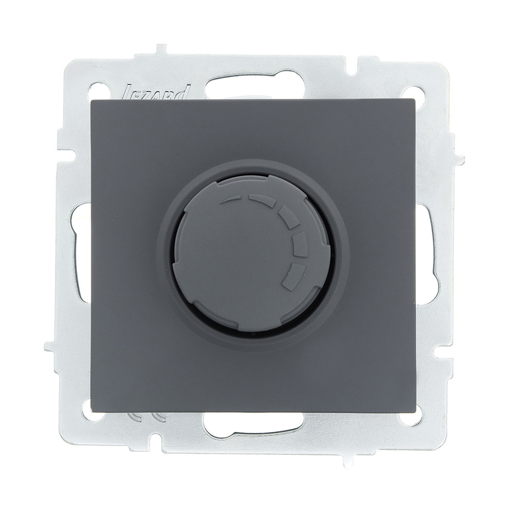 original-28116.jpg Диммер Lezard Vesna встраиваемый графит поворотный (742-3488-115) — изображение 1