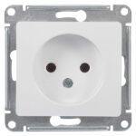Розетка Systeme Electric Glossa встраиваемая белая (GSL000141)