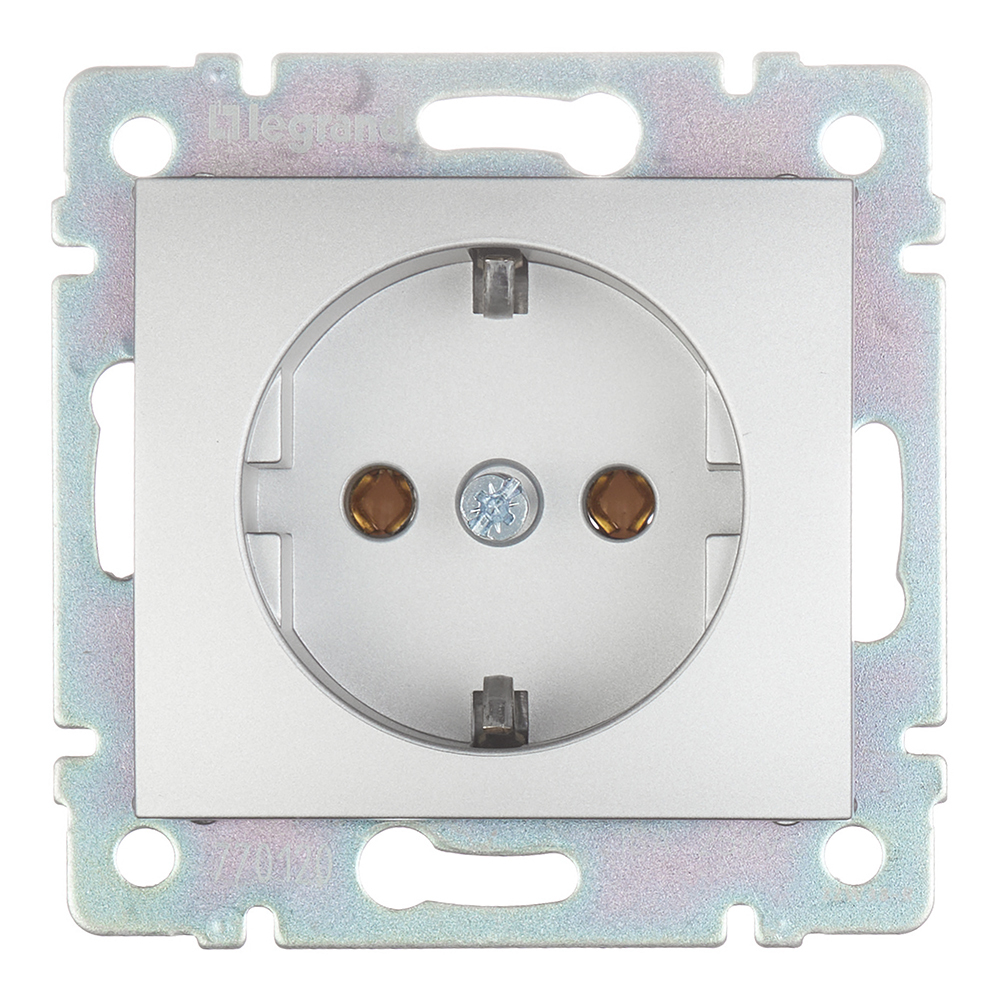 original-28155.jpg Розетка Legrand Valena встраиваемая алюминий (694342) — изображение 1