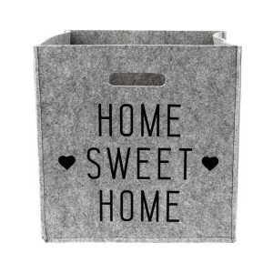 Органайзер для хранения Sweet Home 300х300х300 мм складной светло-серый