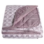 Покрывало 200х220 см Melissa Витраж двустороннее стеганое пыльно-розовое (509172/1)