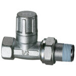 Клапан запорный Far 1/2 НР(ш) х 1/2 ВР(г) для радиатора (FV 1400 12)