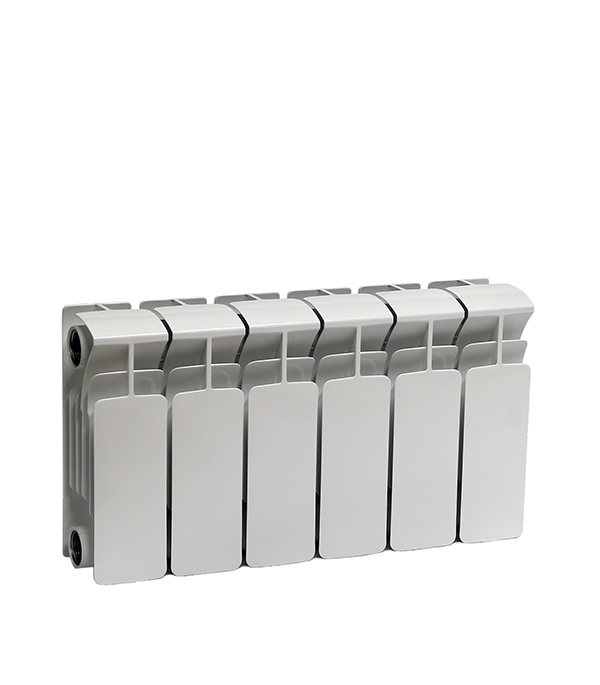 original-28414.jpg Радиатор биметаллический Rifar Base 200 мм 6 секций 1" боковое подключение белый — изображение 1
