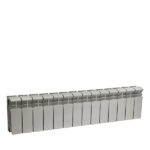 Радиатор биметаллический Rifar Base 200 мм 14 секций 1" боковое подключение белый