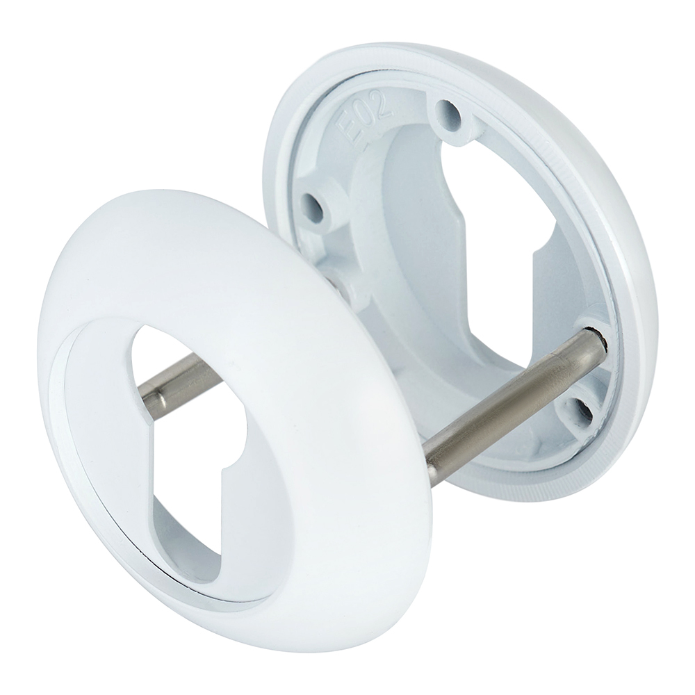 original-28452.jpg Ключевина Punto TL WH-19 круглая розетка белая — изображение 1