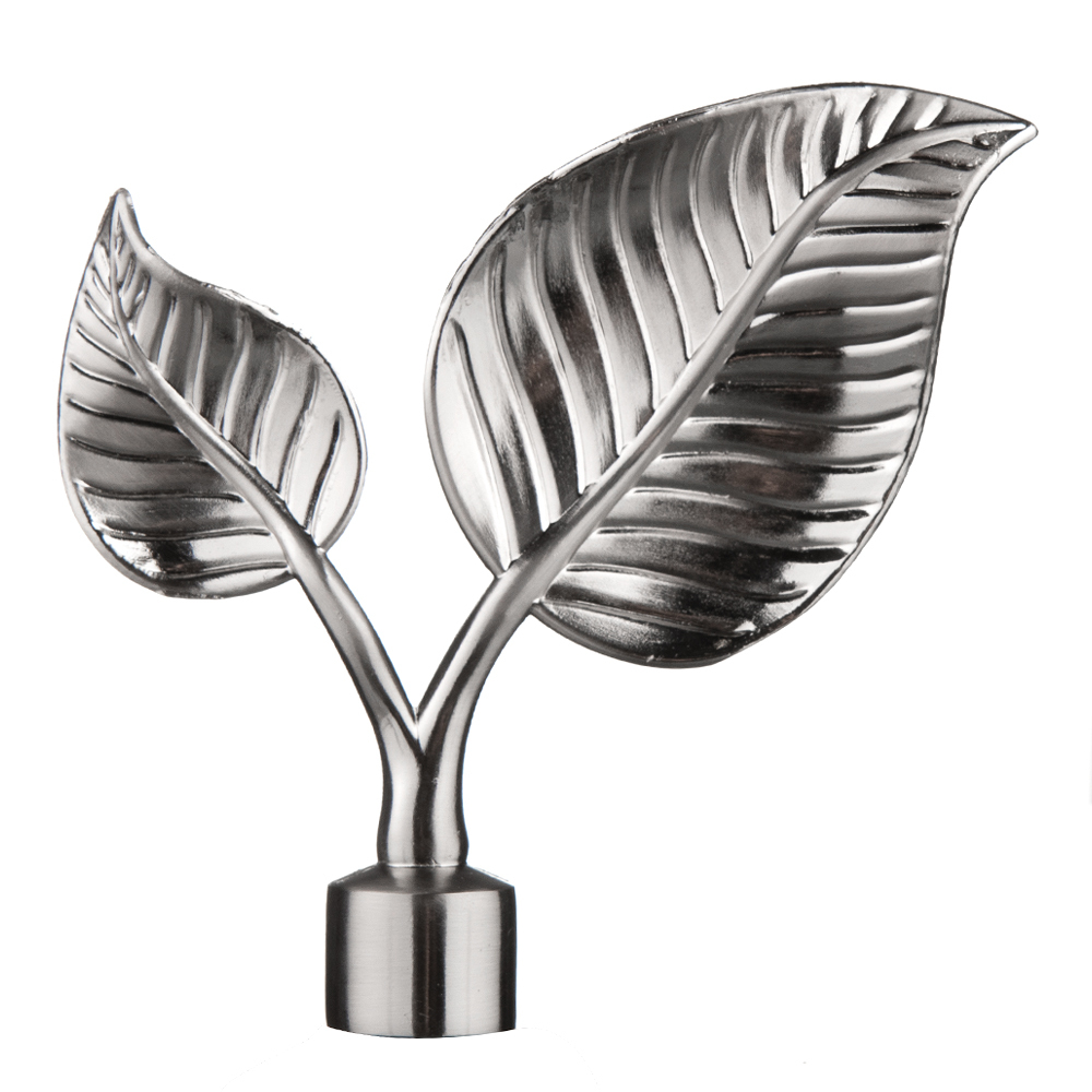 original-28477.jpg Наконечник Лист d 20 мм серебро 2 шт. — изображение 1